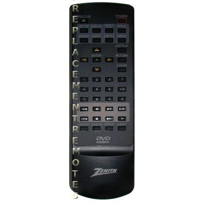 Zenith 92410024 DVD Remote Control