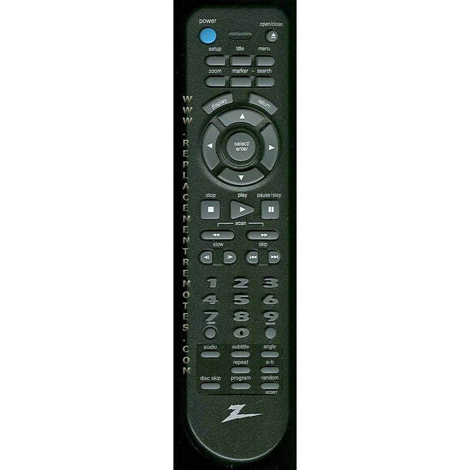 Zenith DVD333 TV Remote Control