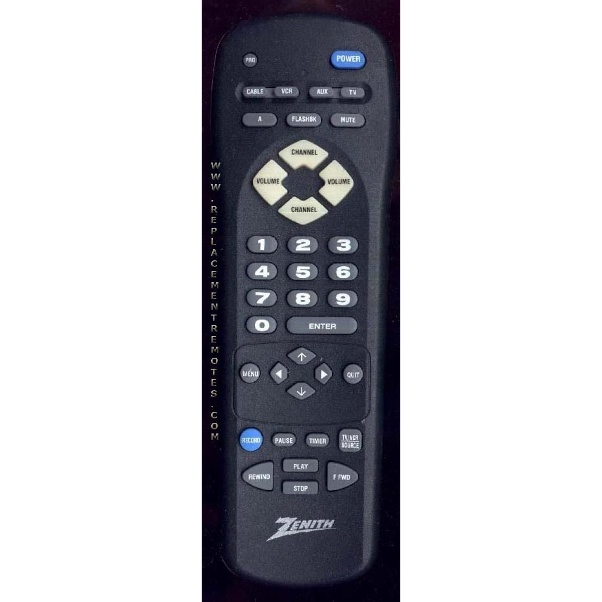 Zenith MBC4420 TV Remote Control