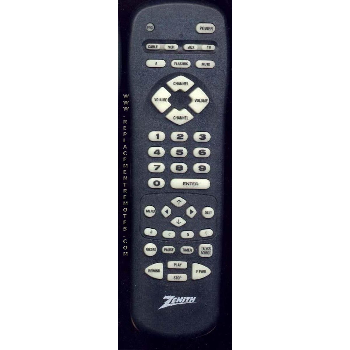 Zenith MBC4435 TV Remote Control