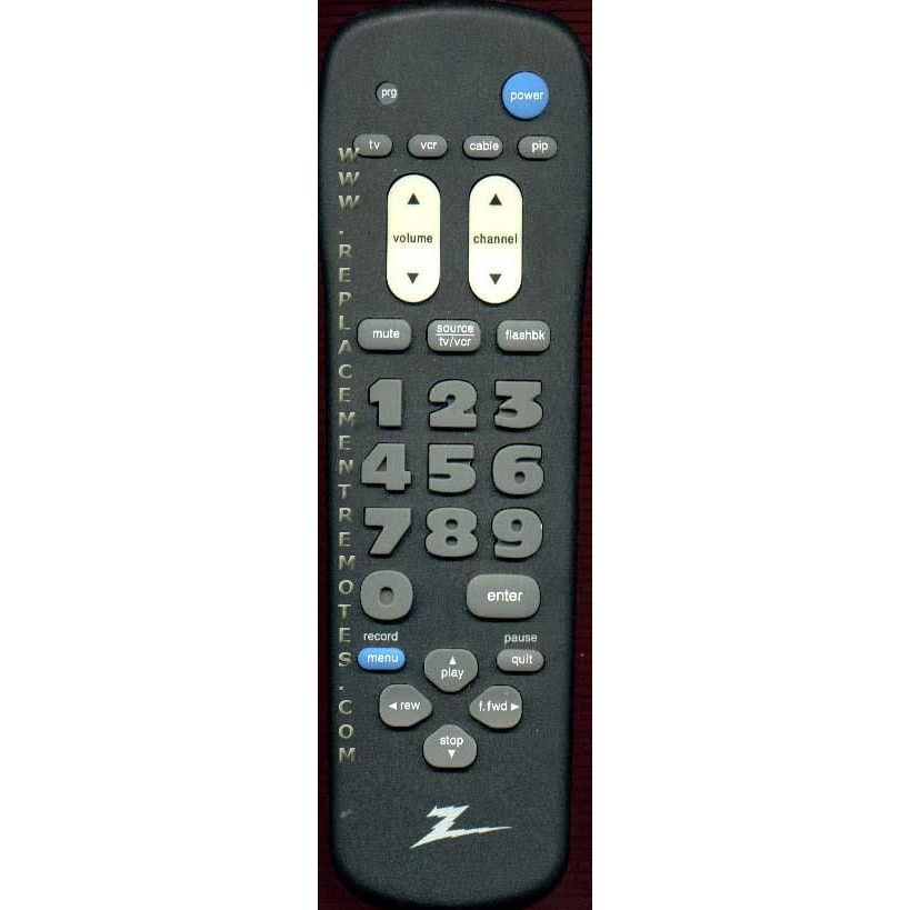 Zenith MBR3346Z TV Remote Control