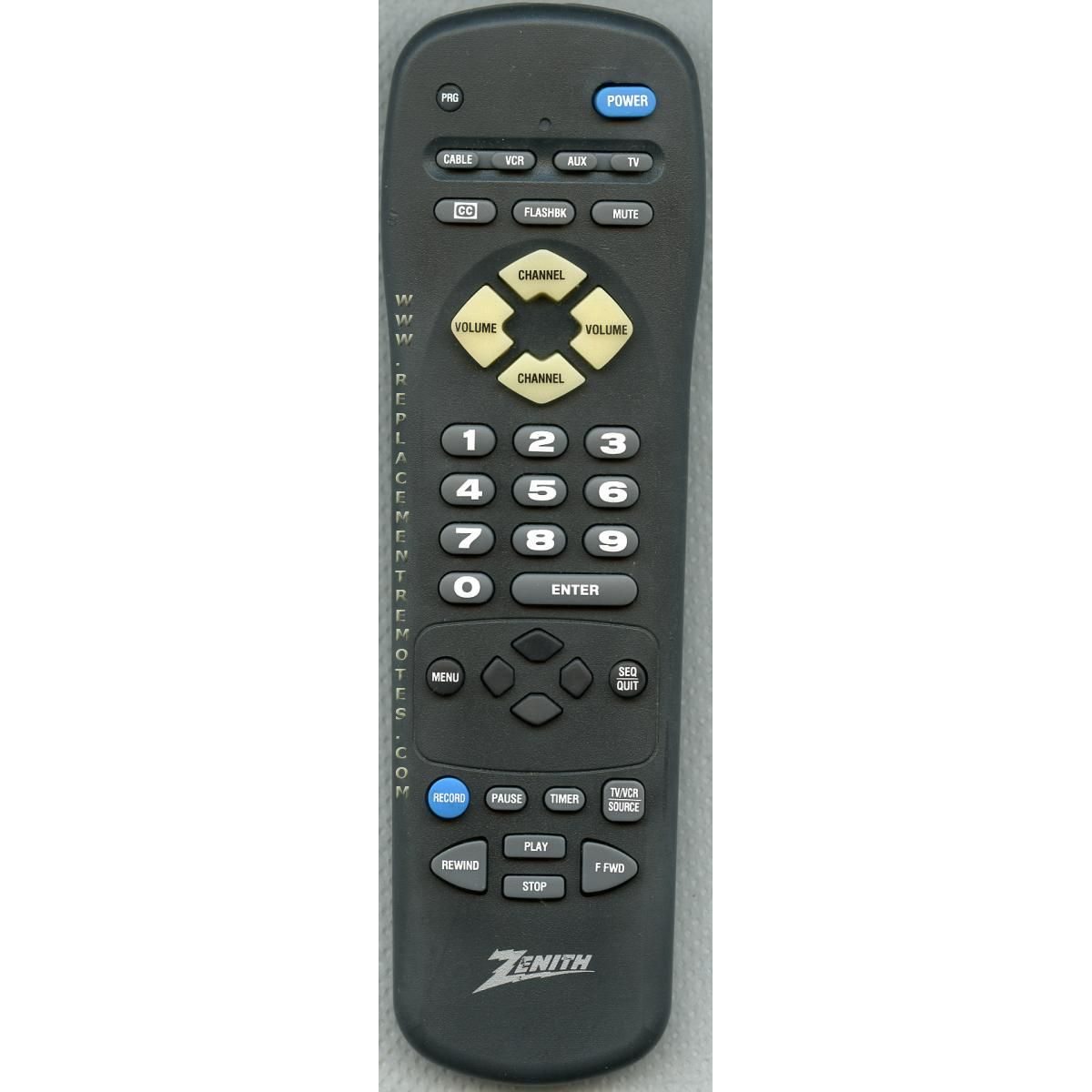 Zenith MBR3440 TV Remote Control