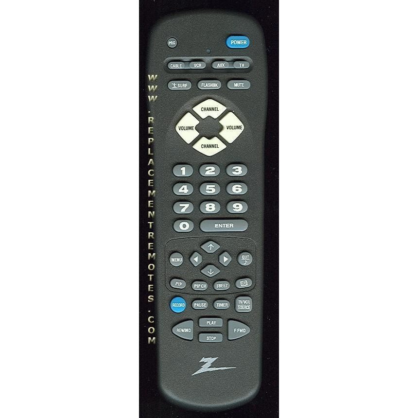 Zenith MBR3458Z TV Remote Control