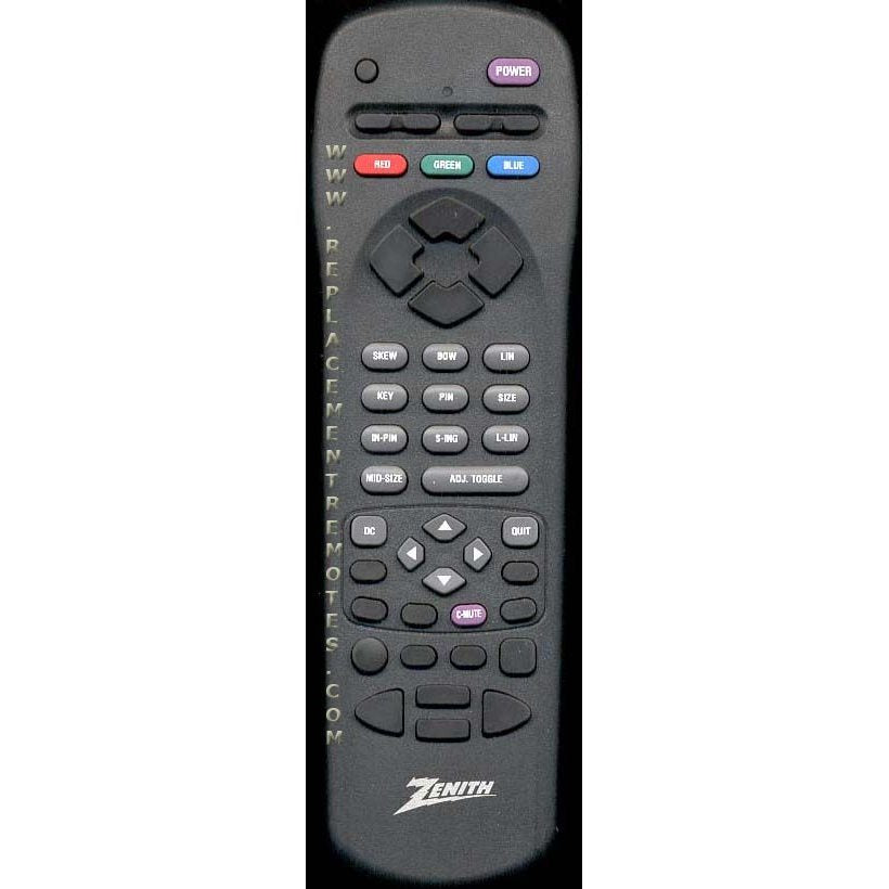 Zenith MBR3472 TV Remote Control