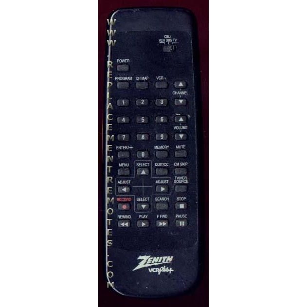 Zenith MBR4127 TV Remote Control