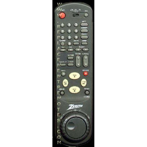 Zenith MBR4222 VCR Remote Control