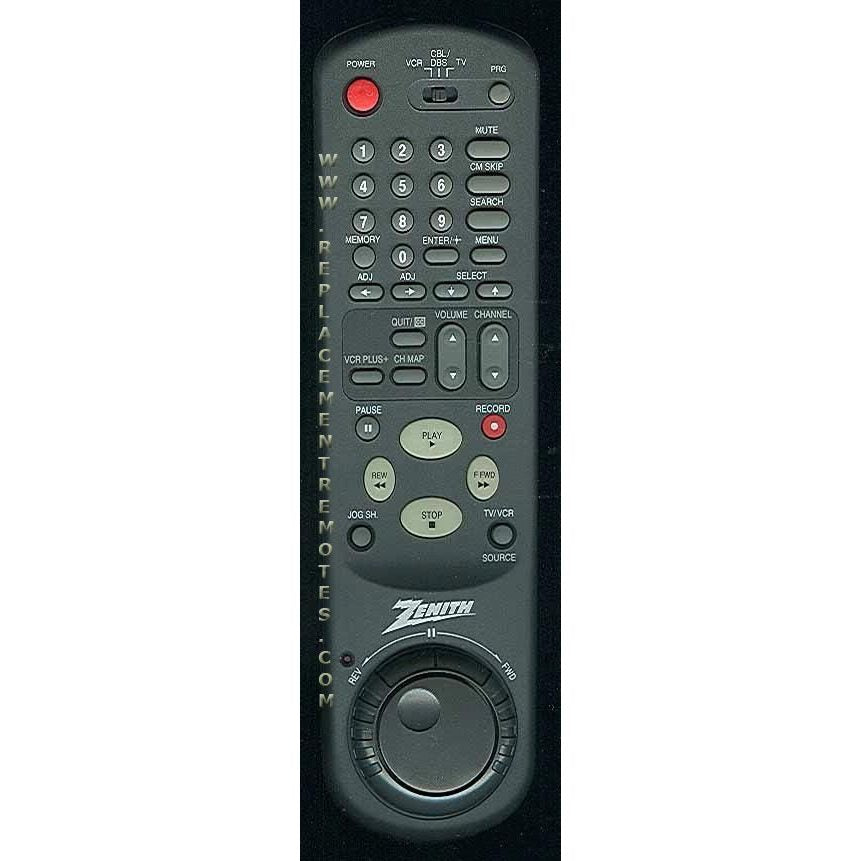 Zenith MBR4257 VCR Remote Control