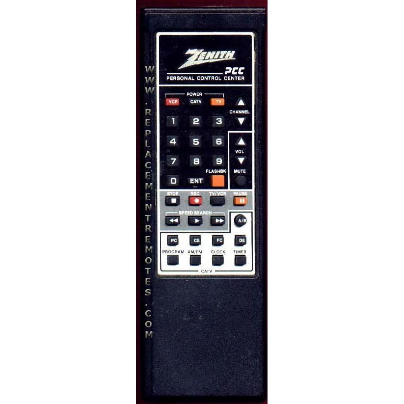 Zenith PCC TV Remote Control