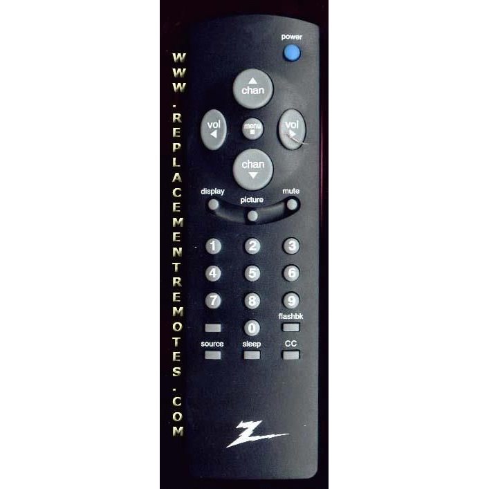 Zenith R25Z11 TV Remote Control