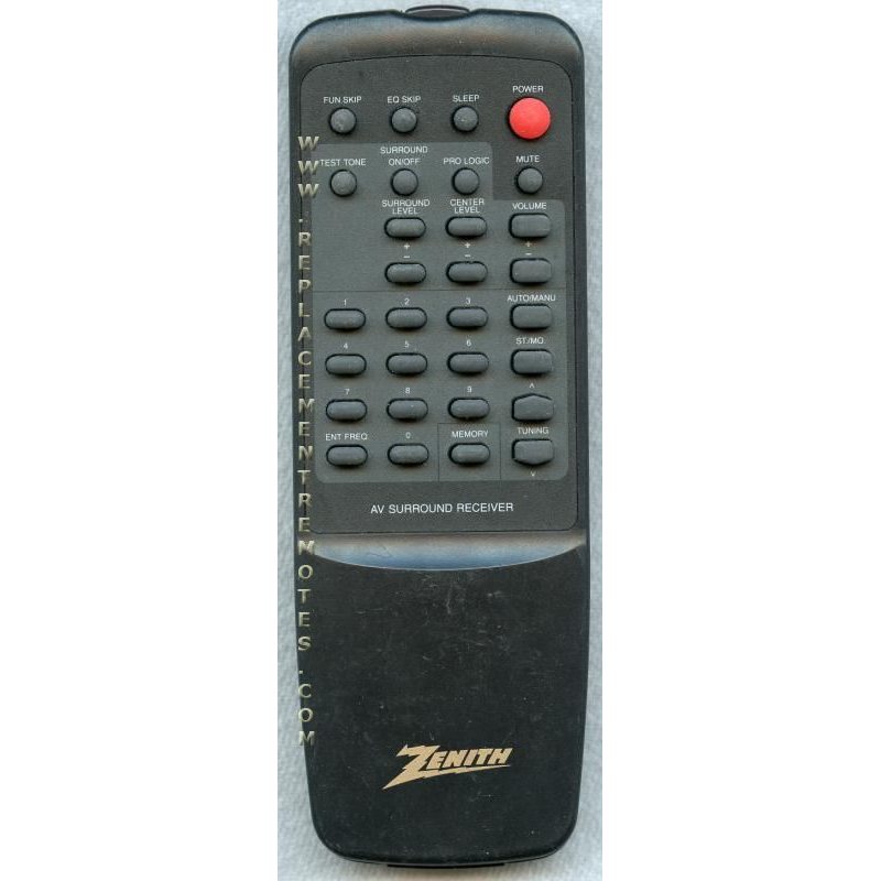 Zenith RCNN114 Receiver Remote Control