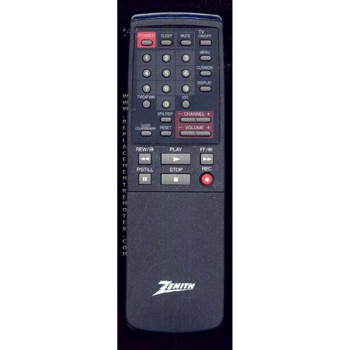 Zenith SC1920 TV Remote Control