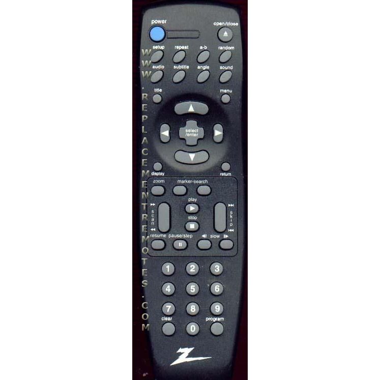 Zenith SC220Z VCR Remote Control