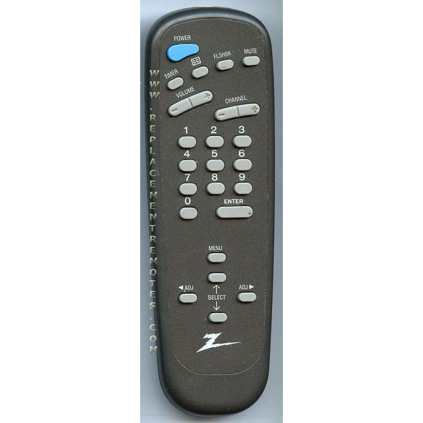 Zenith SC3492Z TV Remote Control