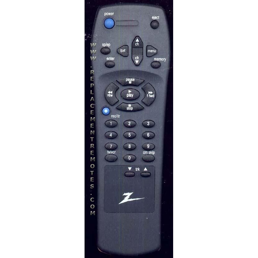 Zenith SC411 VCR Remote Control