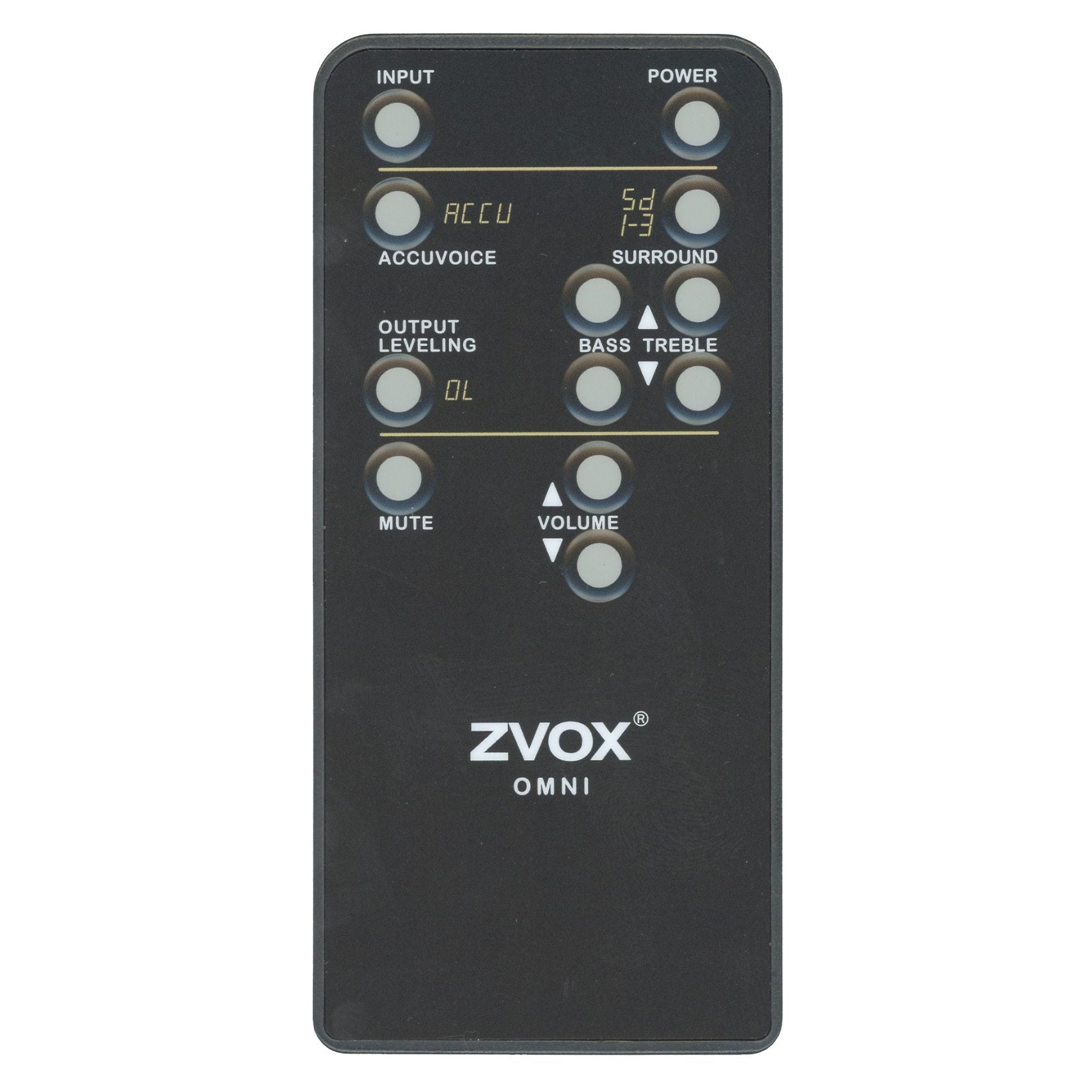 Zvox Omni Sound Bar Remote Control