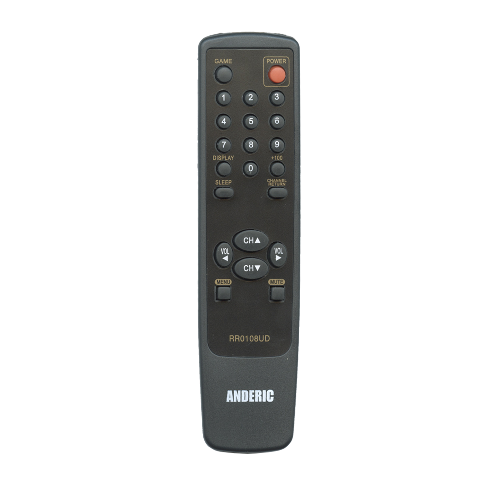 RR0108UD Remote Control for Funai®, Sylvania®, Durabrand®, Magnasonic®, Emerson® TVs