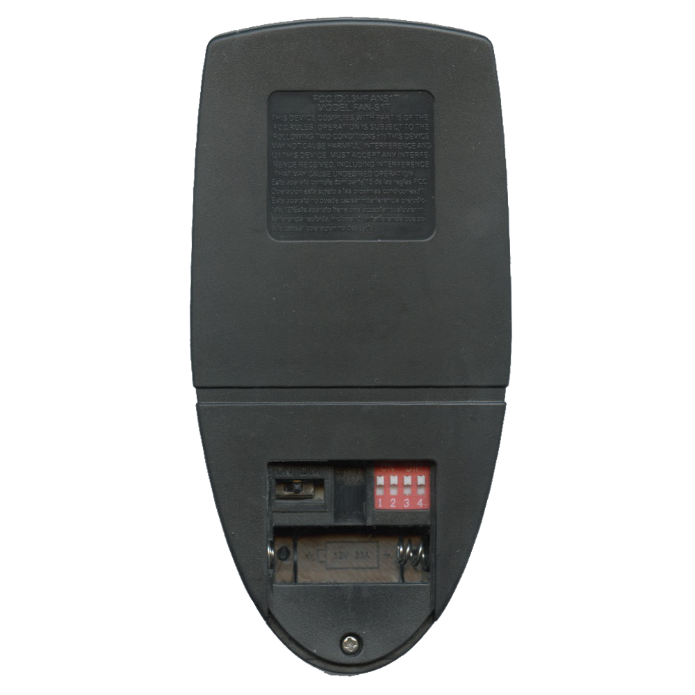 FAN51T-B Remote Control - Black - for Harbor Breeze® Ceiling Fans