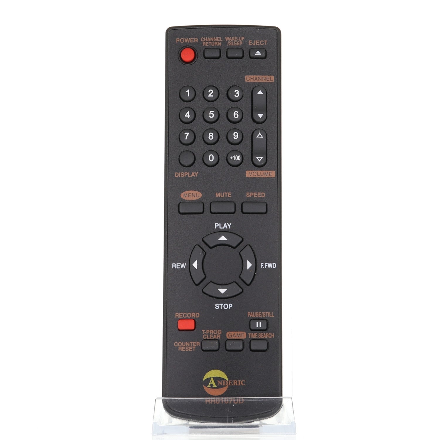 RR0107UD Remote Control for Funai®, Sylvania®, Symphonic®, Durabrand®, Emerson® TV/VCR Players